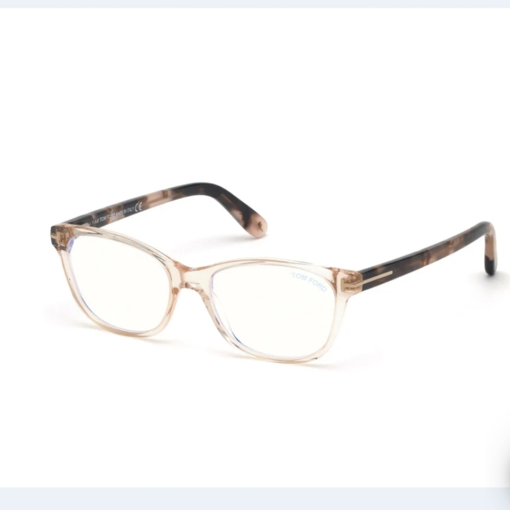 Tom Ford Brown and Clear Eyeglasses